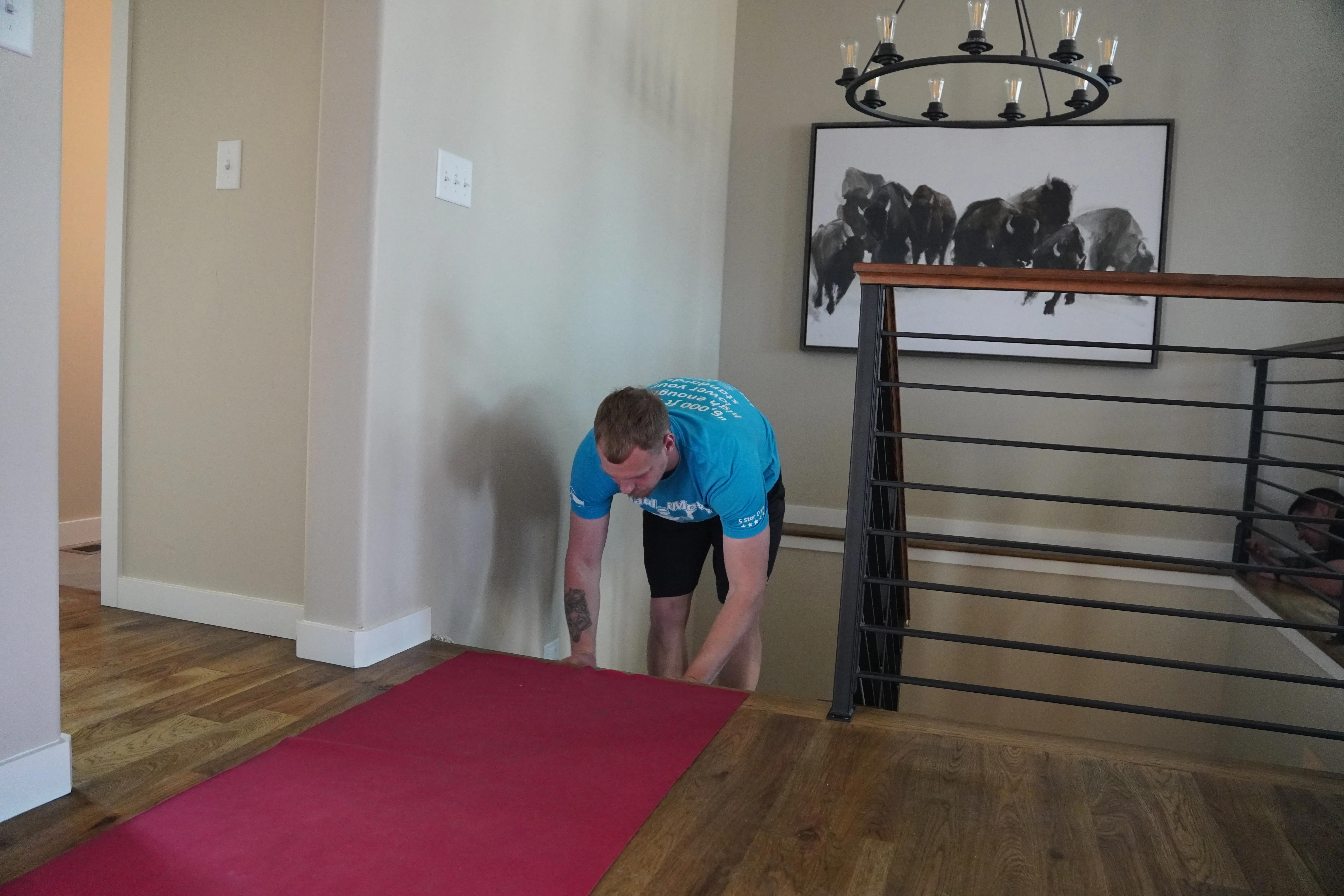 Floor protection during moving